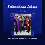 Dr. Paimin Heryanto Siahaan Lulus Magna Cumlaude: Never Stop Learning